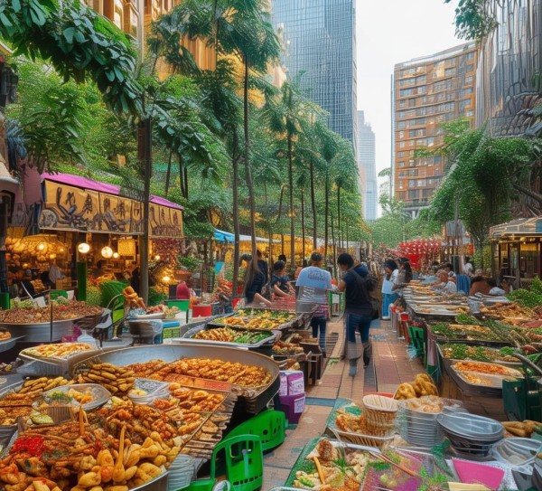大宁绿地美食天地 大宁绿地美食天地